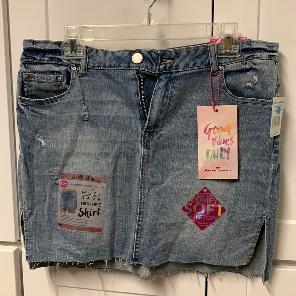 Women’s High Rise Denim Skirt